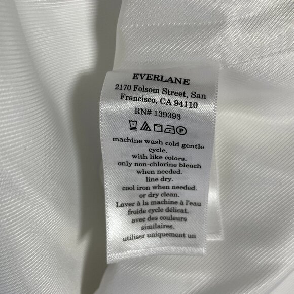NEW Everlane The Oversized Blazer in Buttersmooth Womens 10 White - Picture 13 of 14